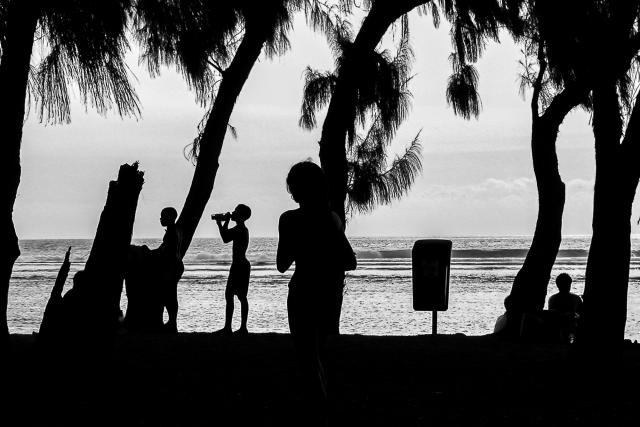 Am Strand von St. Gilles les Bains 