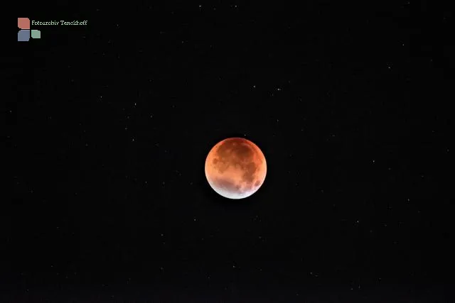 The wolf moon over Hennef 