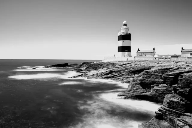 Der Leuchtturm am Hook Head bei Churchtown