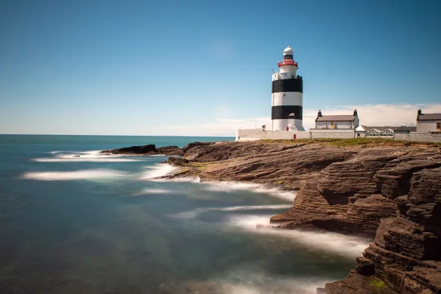 Der Leuchtturm am Hook Head bei Churchtown - Langzeitbelichtung  (30s bei f / 8.0)