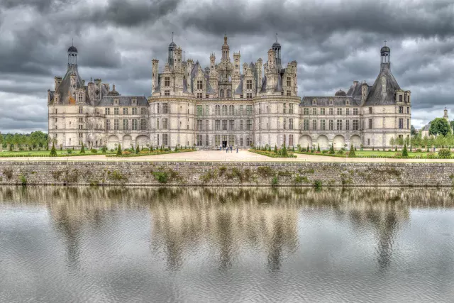 Schloss Chambord als HDR-Bild