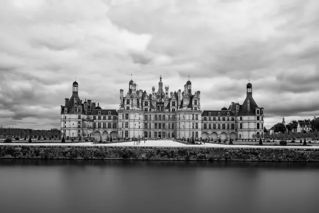 Schloss Chambord in Infrarot