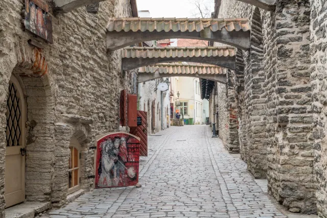 In the alleys of Tallinn