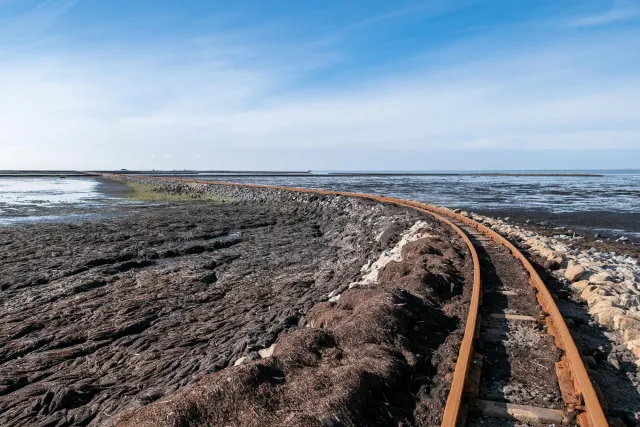 The Lorendamm to the Hallig Nordstrandischmoor