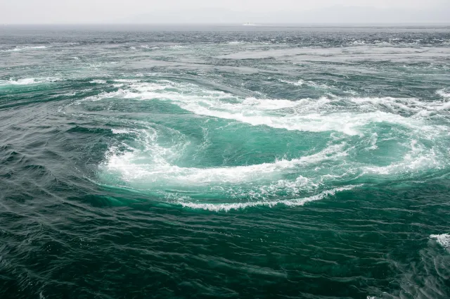 Face to face with the Naruto whirlpool