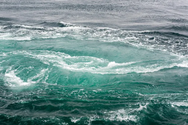 Face to face with the Naruto whirlpool