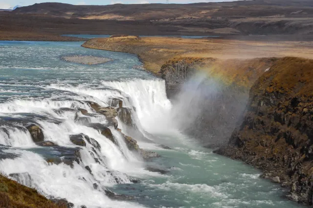 The Gullfoss - Gold Waterfall