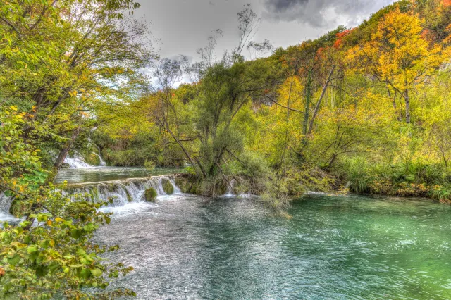 The Plitvice Lakes