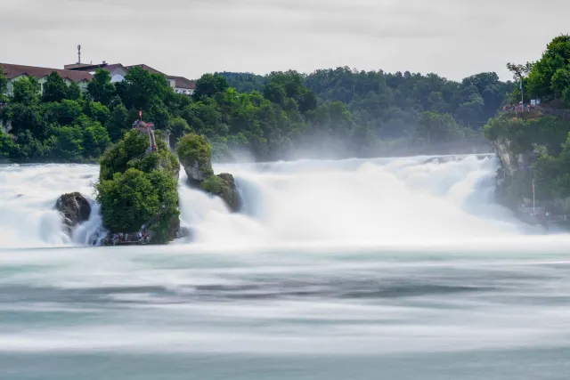 The Rhine Falls near Schaffhausen