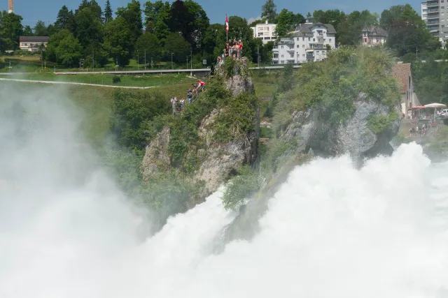 The Rhine Falls near Schaffhausen