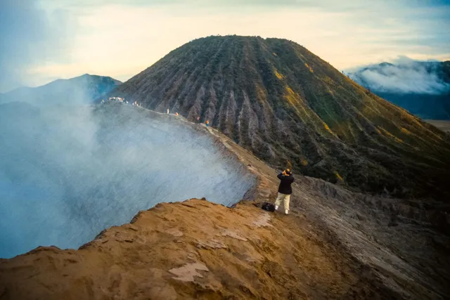 Die Krater im Nationalpark Bromo-Tengger-Semeru