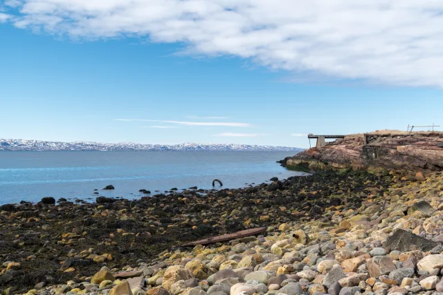 The coast of Vadsøya