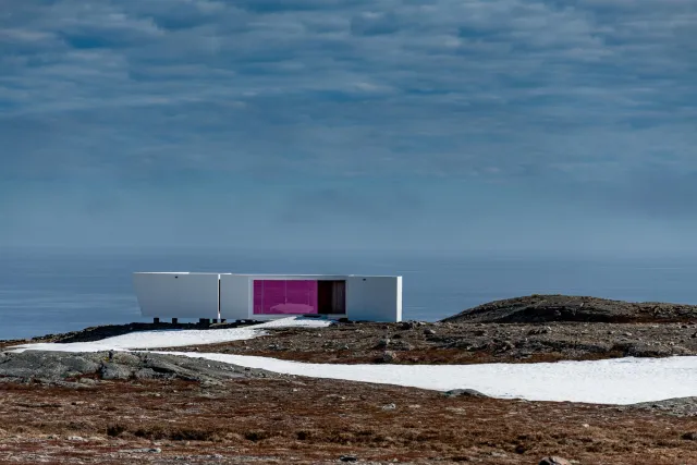 The vantage point on the E75 off Vardø was built by local company Finnmark Entreprenør and commissioned by the National Scenic Routes of Norway.