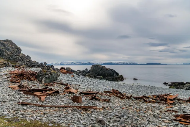 Wrecks on the coast