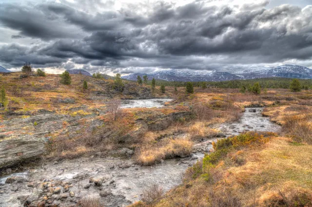 The landscapes of the Valdresflye mountain plateau