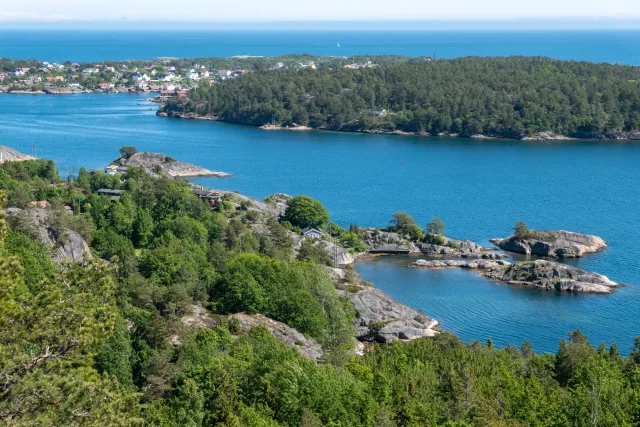 The Norwegian archipelago at the Skagerrak