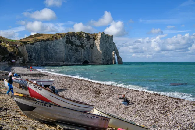 Die Kreidefelsen von Étretat