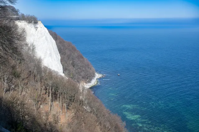 Die bekannten Kreidefelsen von Rügen