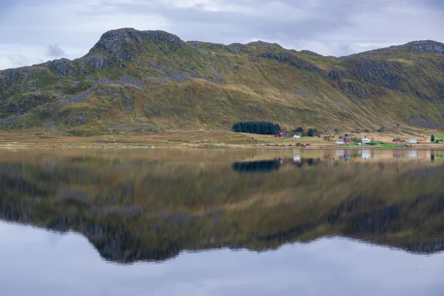 Reflection near Eggum on the Lofoten