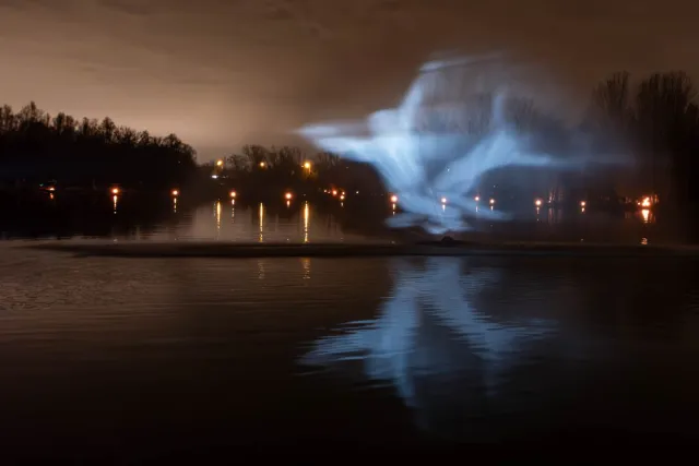 Der zauberhafte Wassertanz im Park von Mechelen