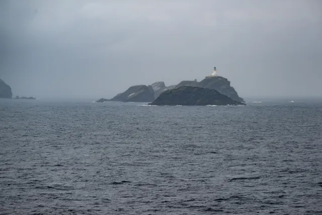 Der Muckle-Flugga-Leuchtturm 